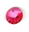 1 10mm Preciosa Pink Candy Rivoli Pendant